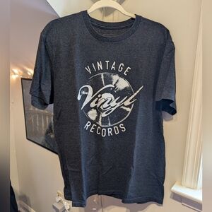 Sonoma Dark Gray Vintage Vinyl Records Graphic Tee